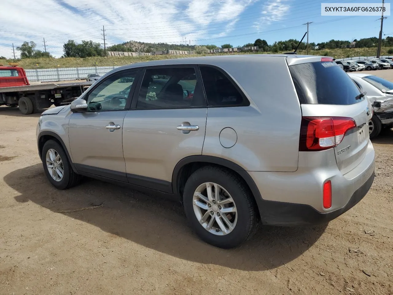 5XYKT3A60FG626378 2015 Kia Sorento Lx