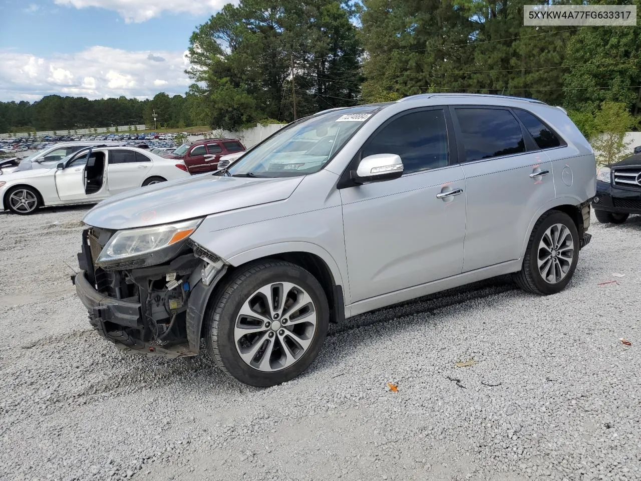 2015 Kia Sorento Sx VIN: 5XYKW4A77FG633317 Lot: 72248884