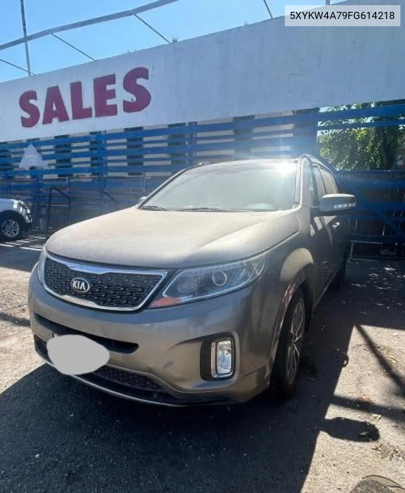 5XYKW4A79FG614218 2015 Kia Sorento Sx V6