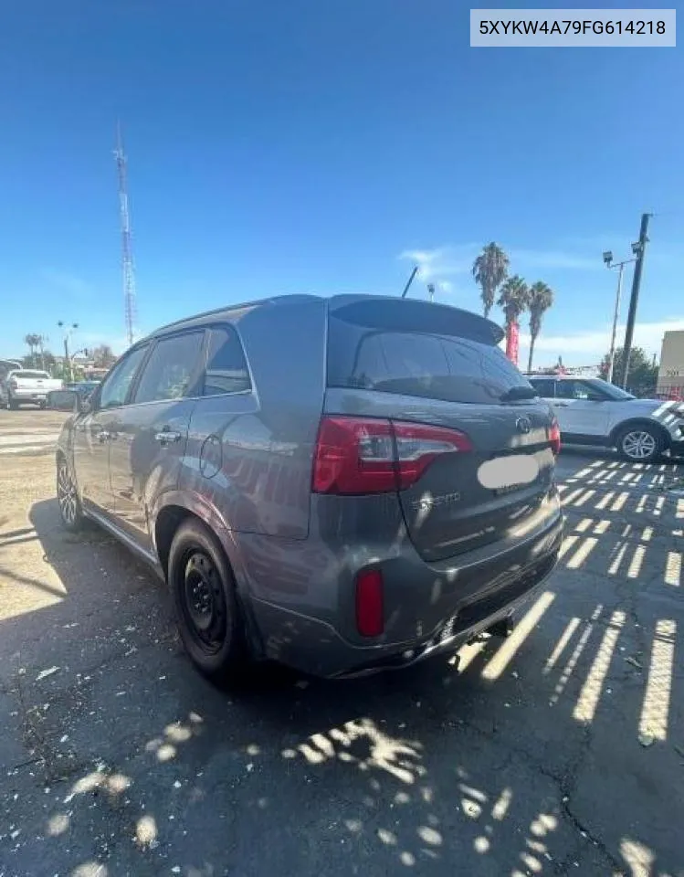 2015 Kia Sorento Sx V6 VIN: 5XYKW4A79FG614218 Lot: 72249124