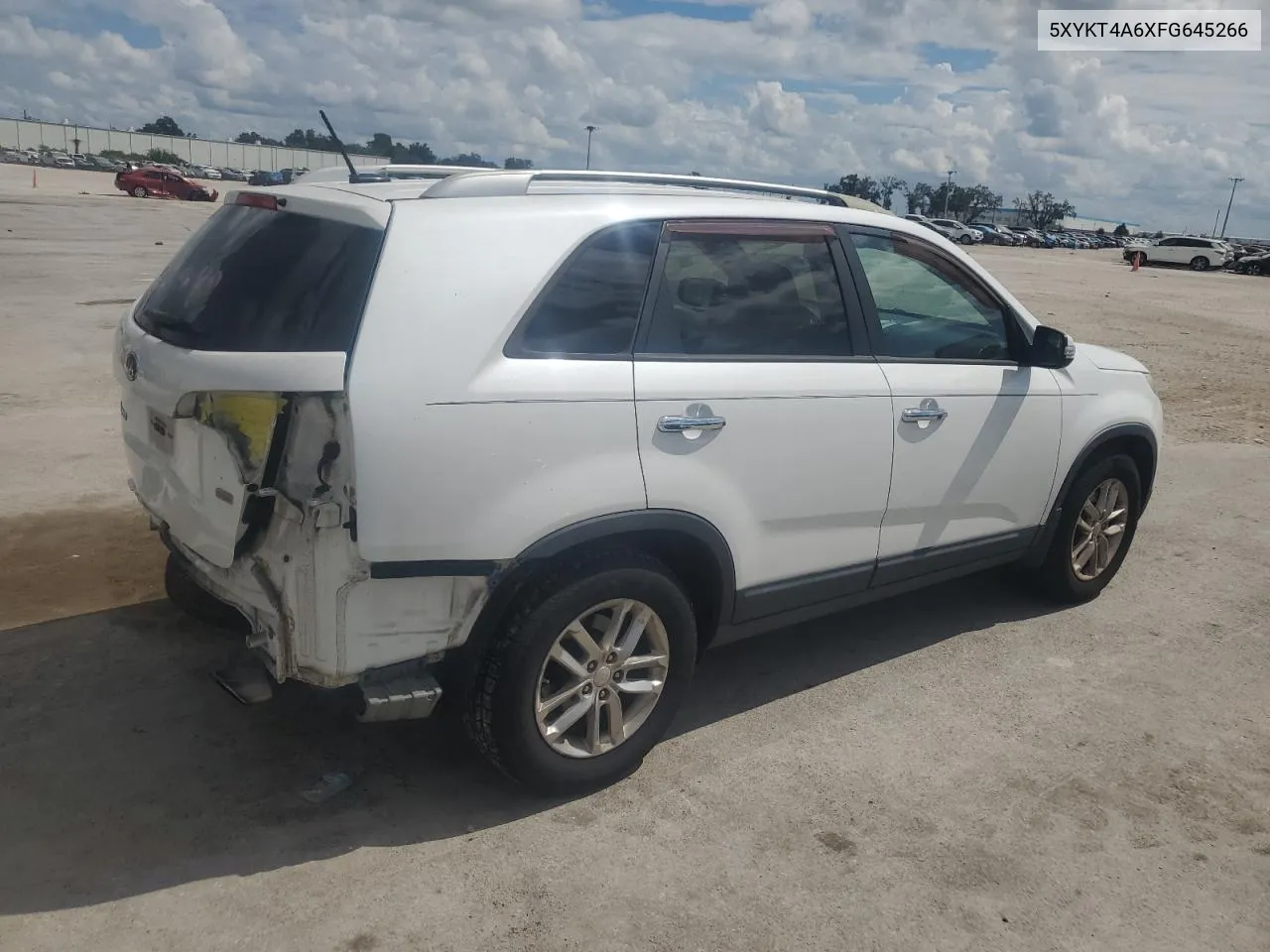 5XYKT4A6XFG645266 2015 Kia Sorento Lx