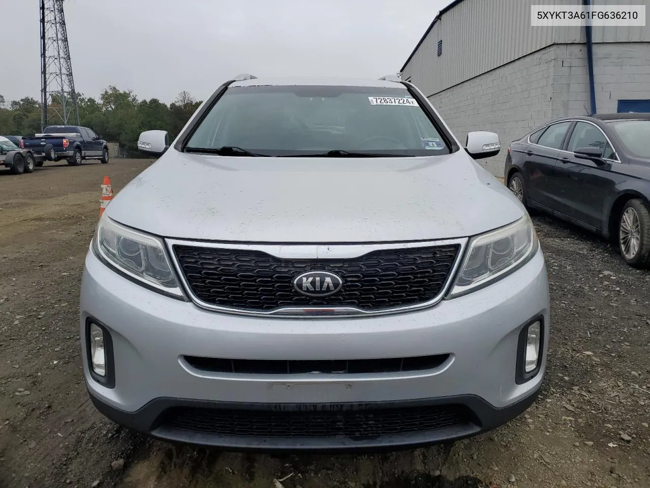 2015 Kia Sorento Lx VIN: 5XYKT3A61FG636210 Lot: 72837224