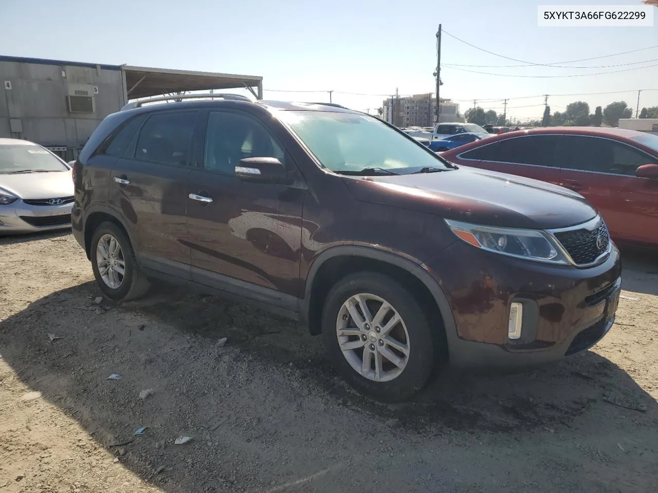 2015 Kia Sorento Lx VIN: 5XYKT3A66FG622299 Lot: 73052154