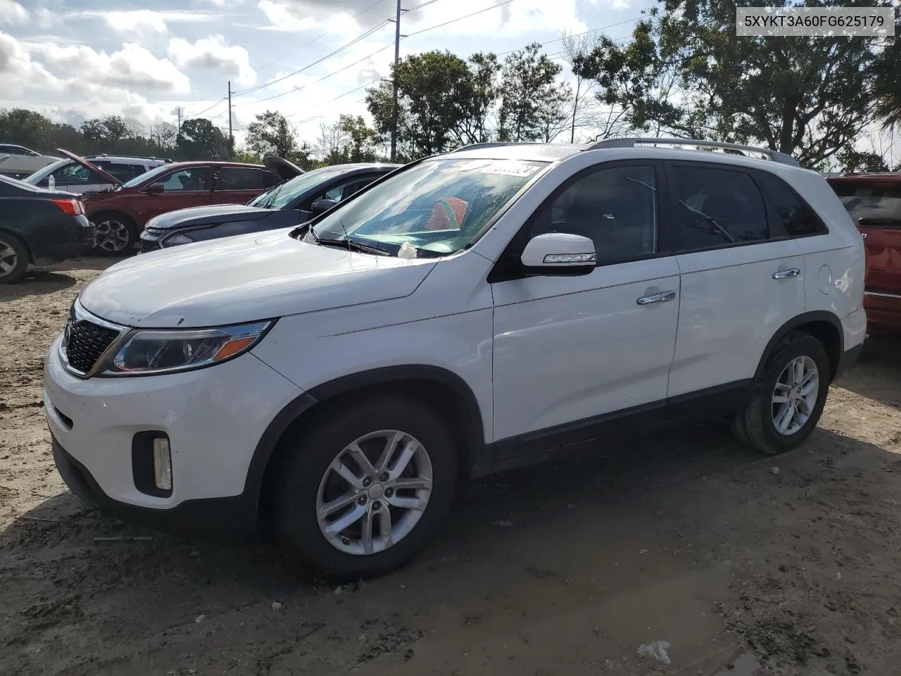 2015 Kia Sorento Lx VIN: 5XYKT3A60FG625179 Lot: 73723924