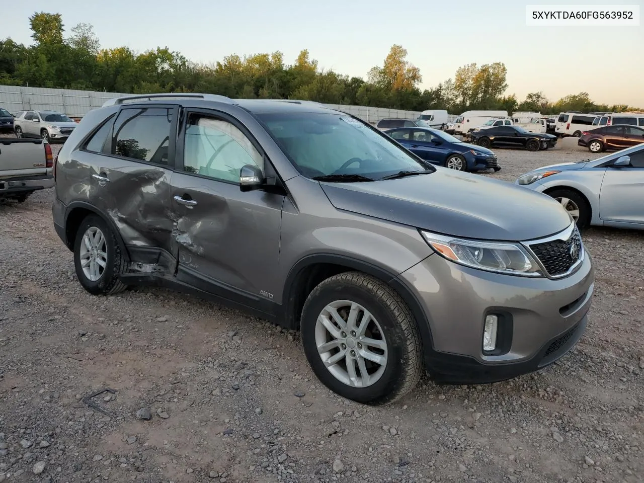 2015 Kia Sorento Lx VIN: 5XYKTDA60FG563952 Lot: 73835814