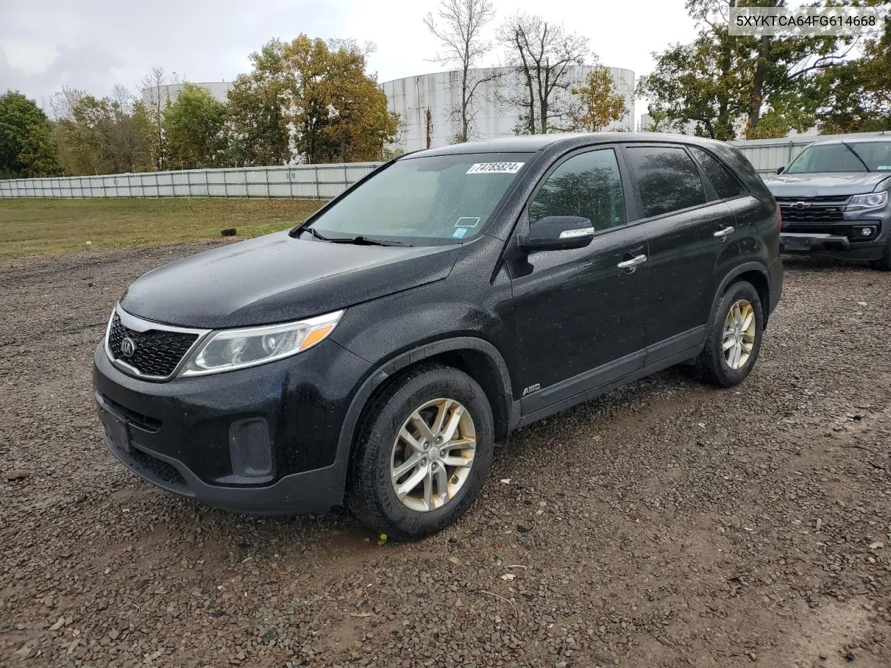 2015 Kia Sorento Lx VIN: 5XYKTCA64FG614668 Lot: 74785824