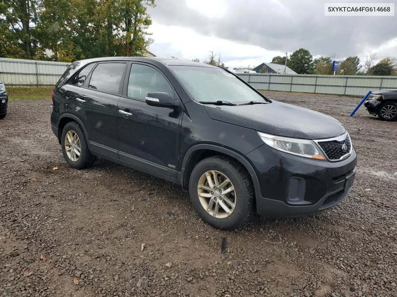 2015 Kia Sorento Lx VIN: 5XYKTCA64FG614668 Lot: 74785824