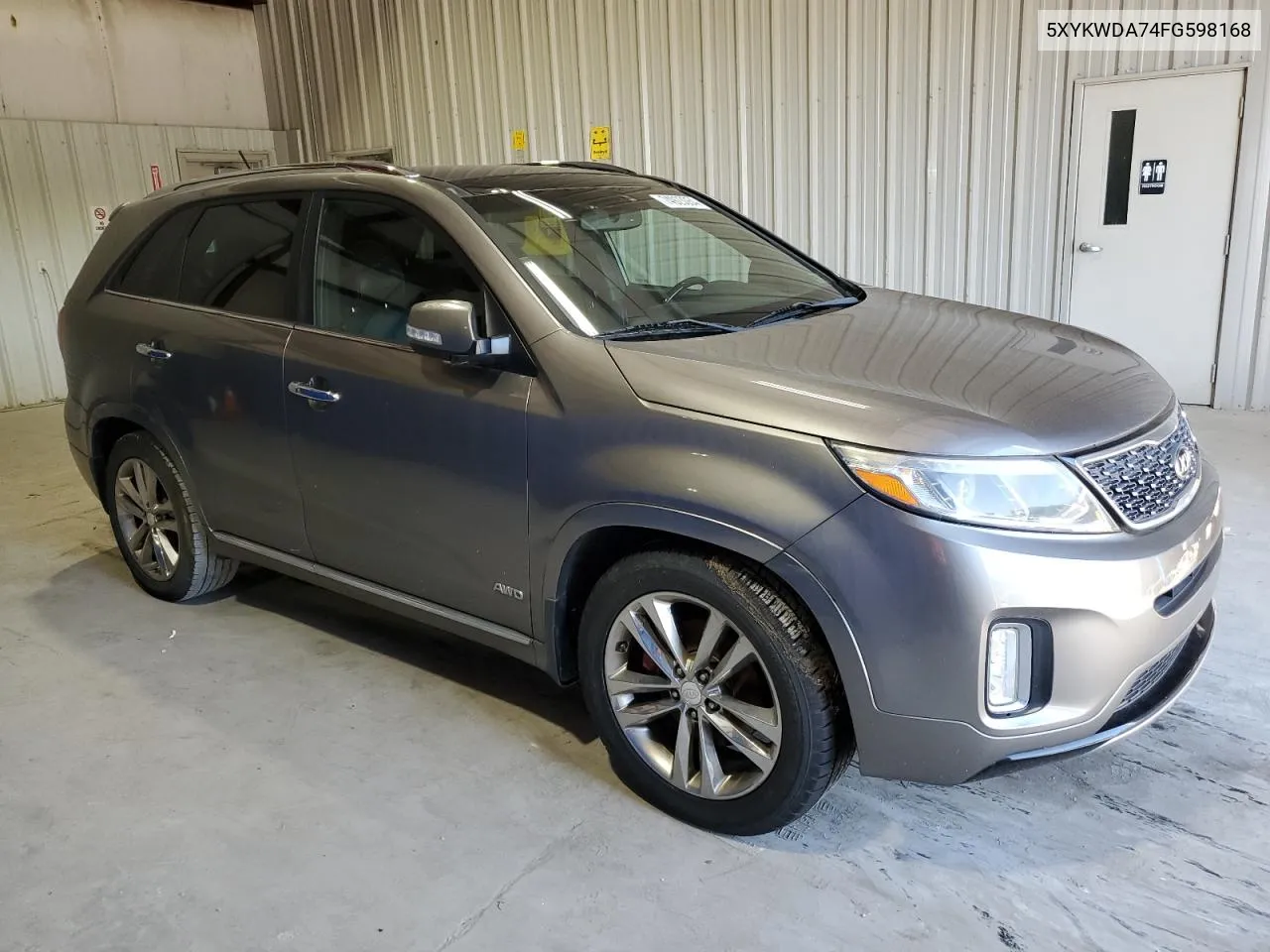 2015 Kia Sorento Sx VIN: 5XYKWDA74FG598168 Lot: 74923054