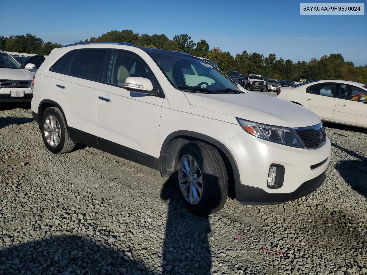 2015 Kia Sorento Ex VIN: 5XYKU4A79FG590024 Lot: 75059314