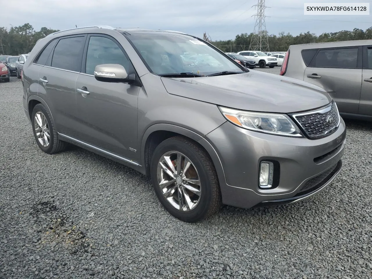 2015 Kia Sorento Sx VIN: 5XYKWDA78FG614128 Lot: 76537114