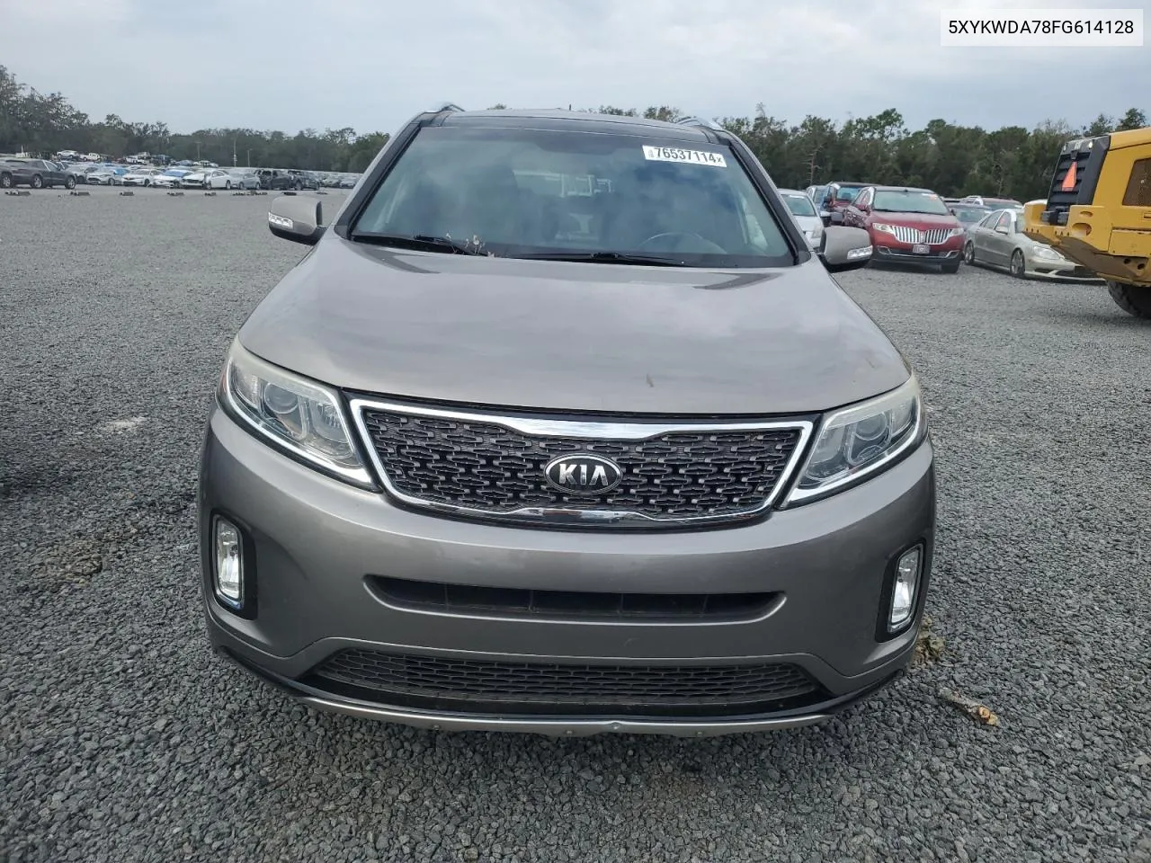 2015 Kia Sorento Sx VIN: 5XYKWDA78FG614128 Lot: 76537114