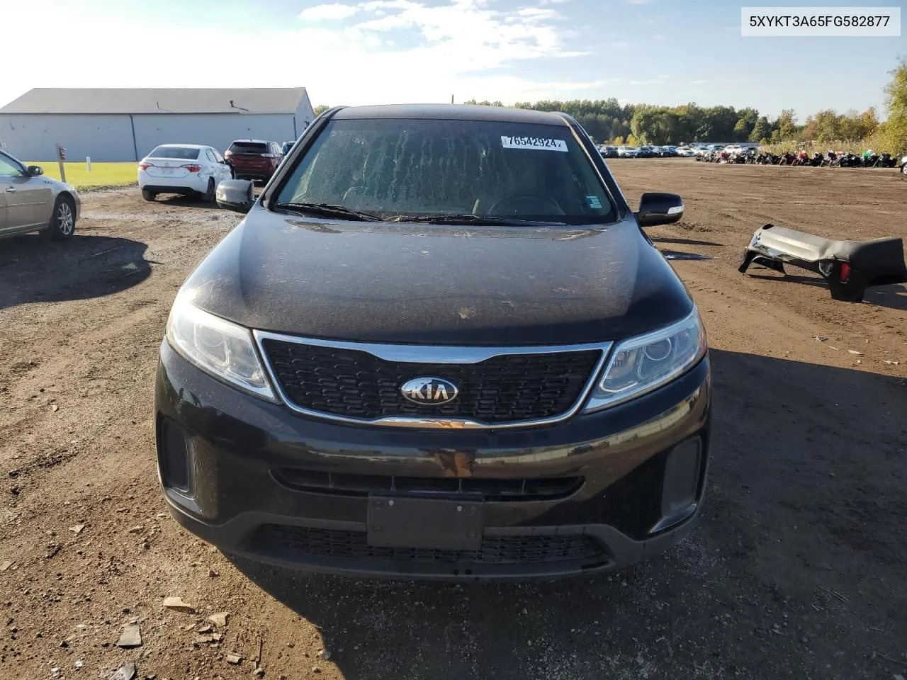 2015 Kia Sorento Lx VIN: 5XYKT3A65FG582877 Lot: 76542924