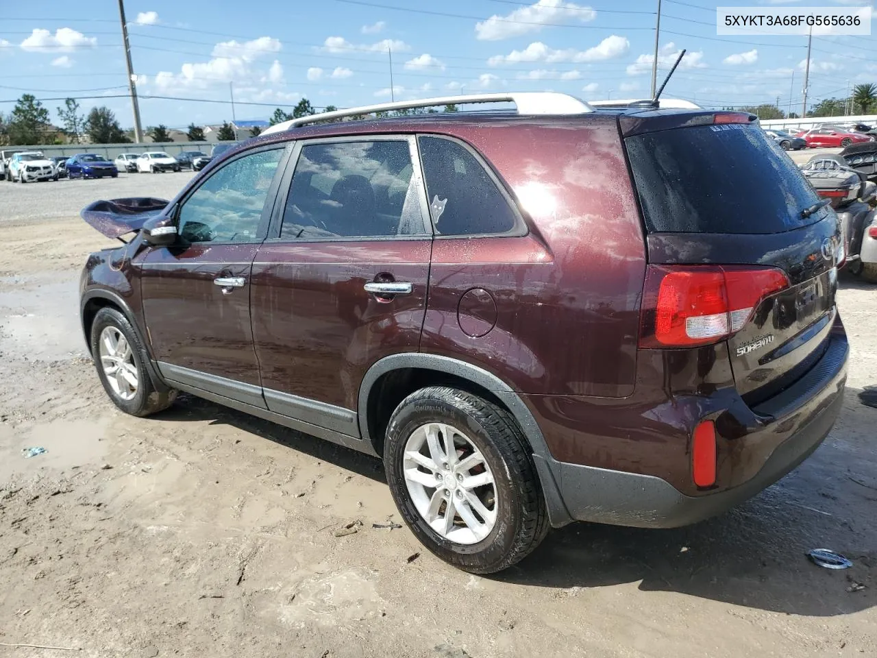 2015 Kia Sorento Lx VIN: 5XYKT3A68FG565636 Lot: 76789954