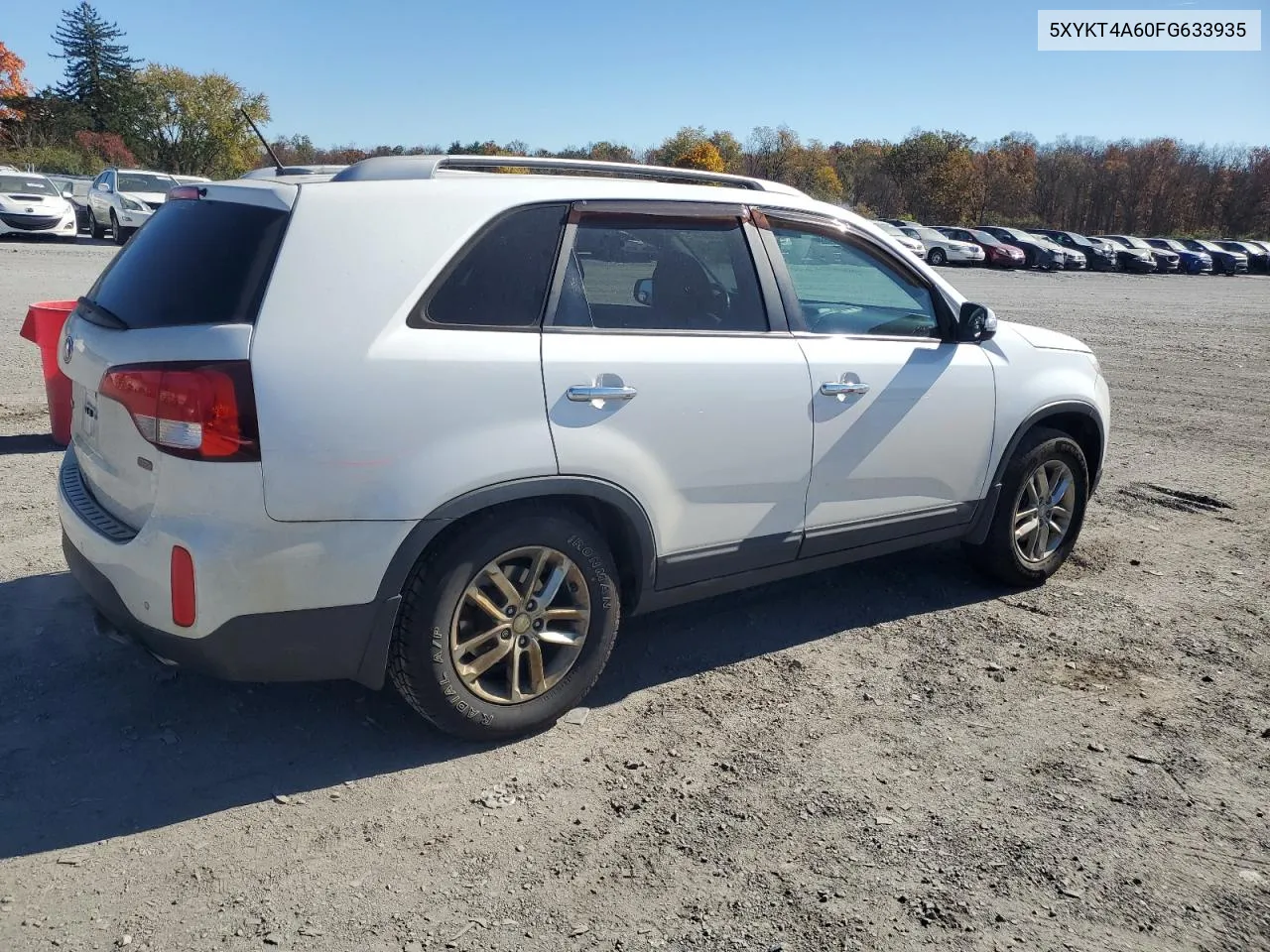 2015 Kia Sorento Lx VIN: 5XYKT4A60FG633935 Lot: 77585934