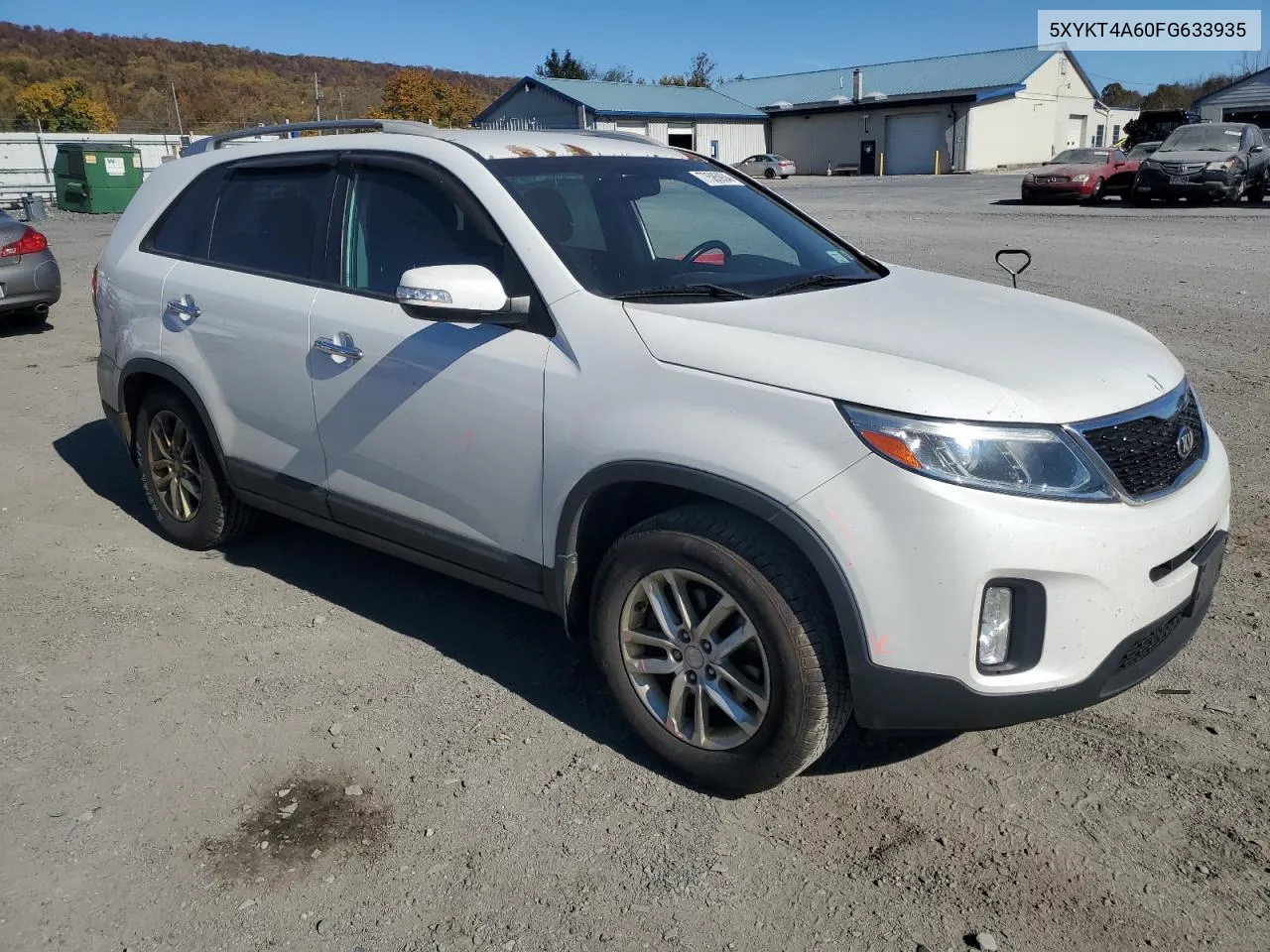 2015 Kia Sorento Lx VIN: 5XYKT4A60FG633935 Lot: 77585934