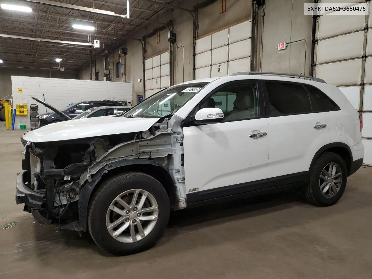 2015 Kia Sorento Lx VIN: 5XYKTDA62FG650476 Lot: 77789654