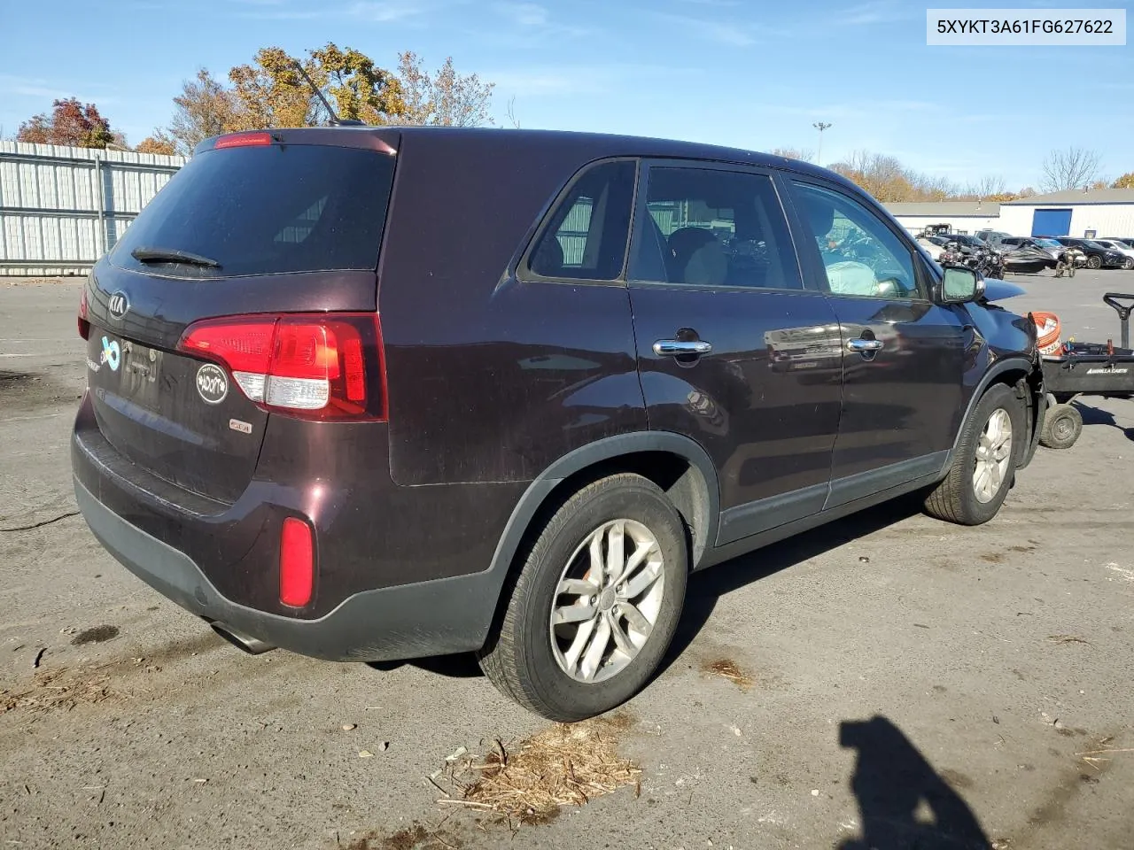 2015 Kia Sorento Lx VIN: 5XYKT3A61FG627622 Lot: 77988454