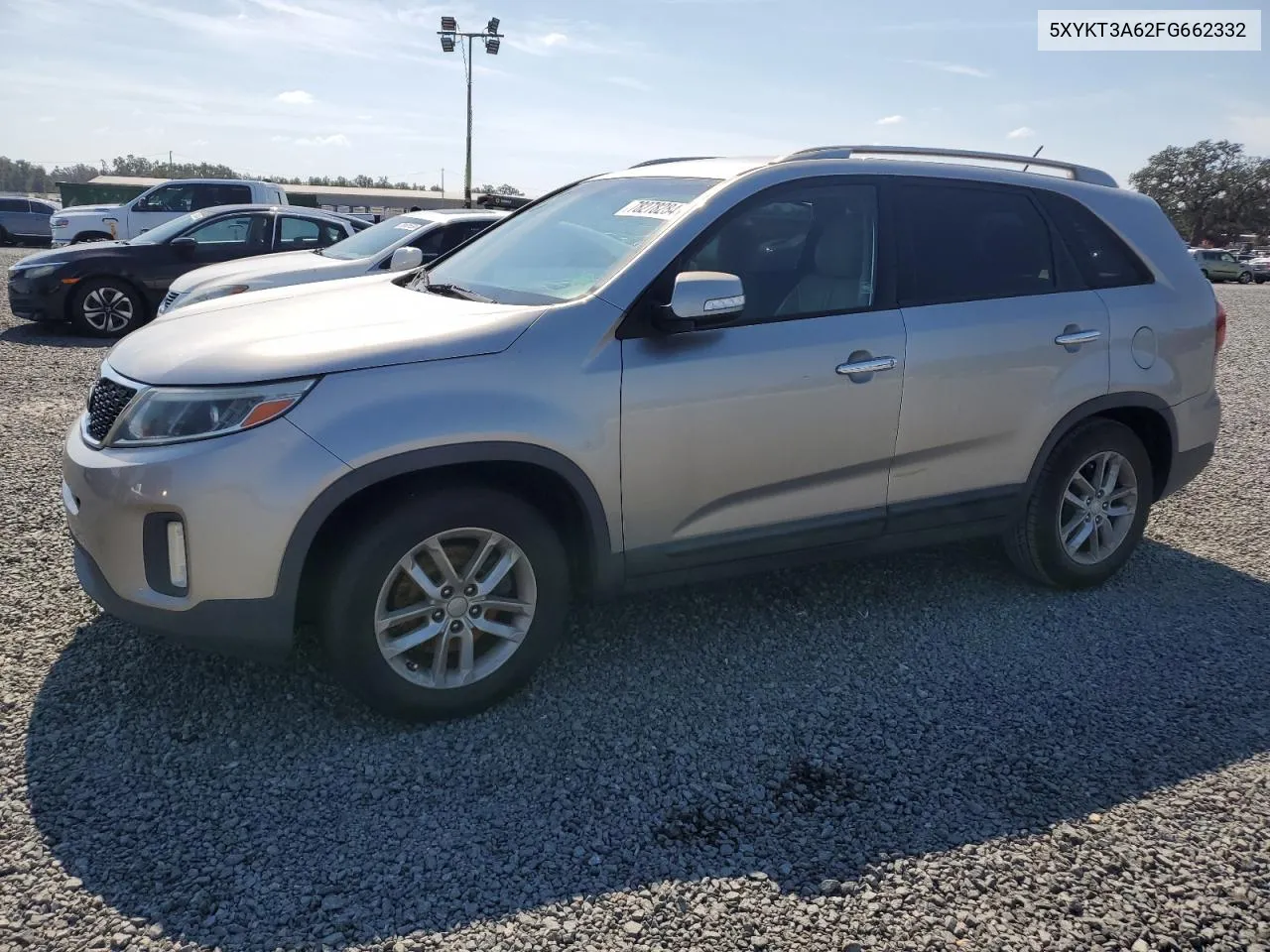 2015 Kia Sorento Lx VIN: 5XYKT3A62FG662332 Lot: 78278284