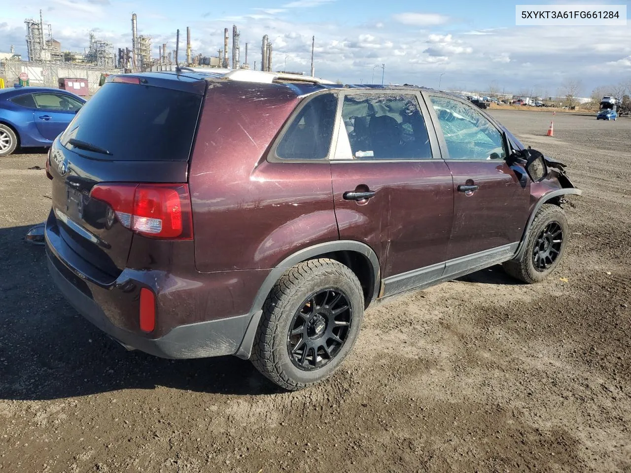 2015 Kia Sorento Lx VIN: 5XYKT3A61FG661284 Lot: 78782414