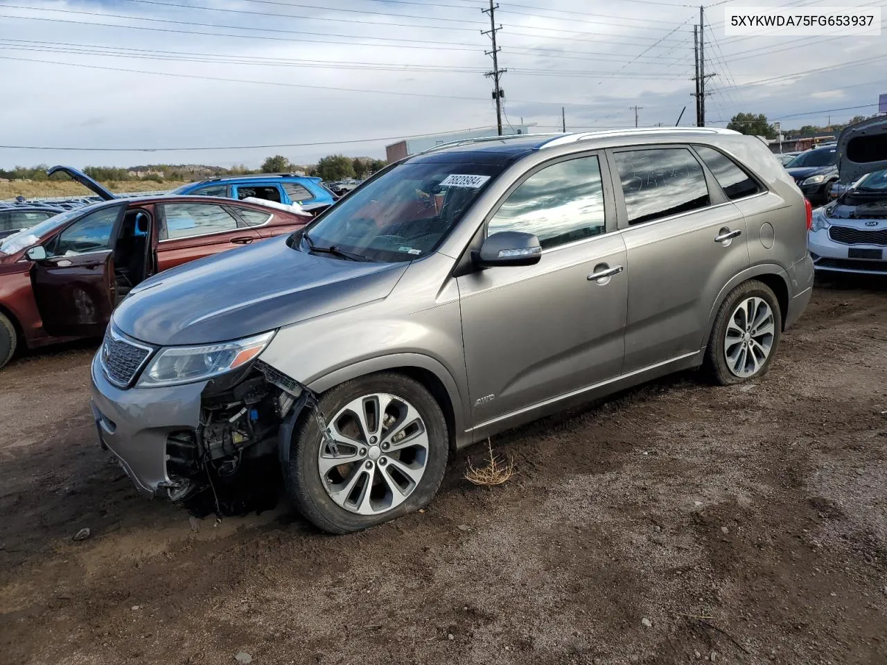 2015 Kia Sorento Sx VIN: 5XYKWDA75FG653937 Lot: 78828984