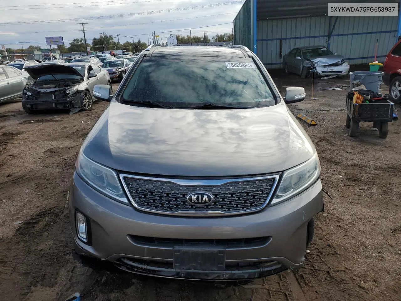 2015 Kia Sorento Sx VIN: 5XYKWDA75FG653937 Lot: 78828984