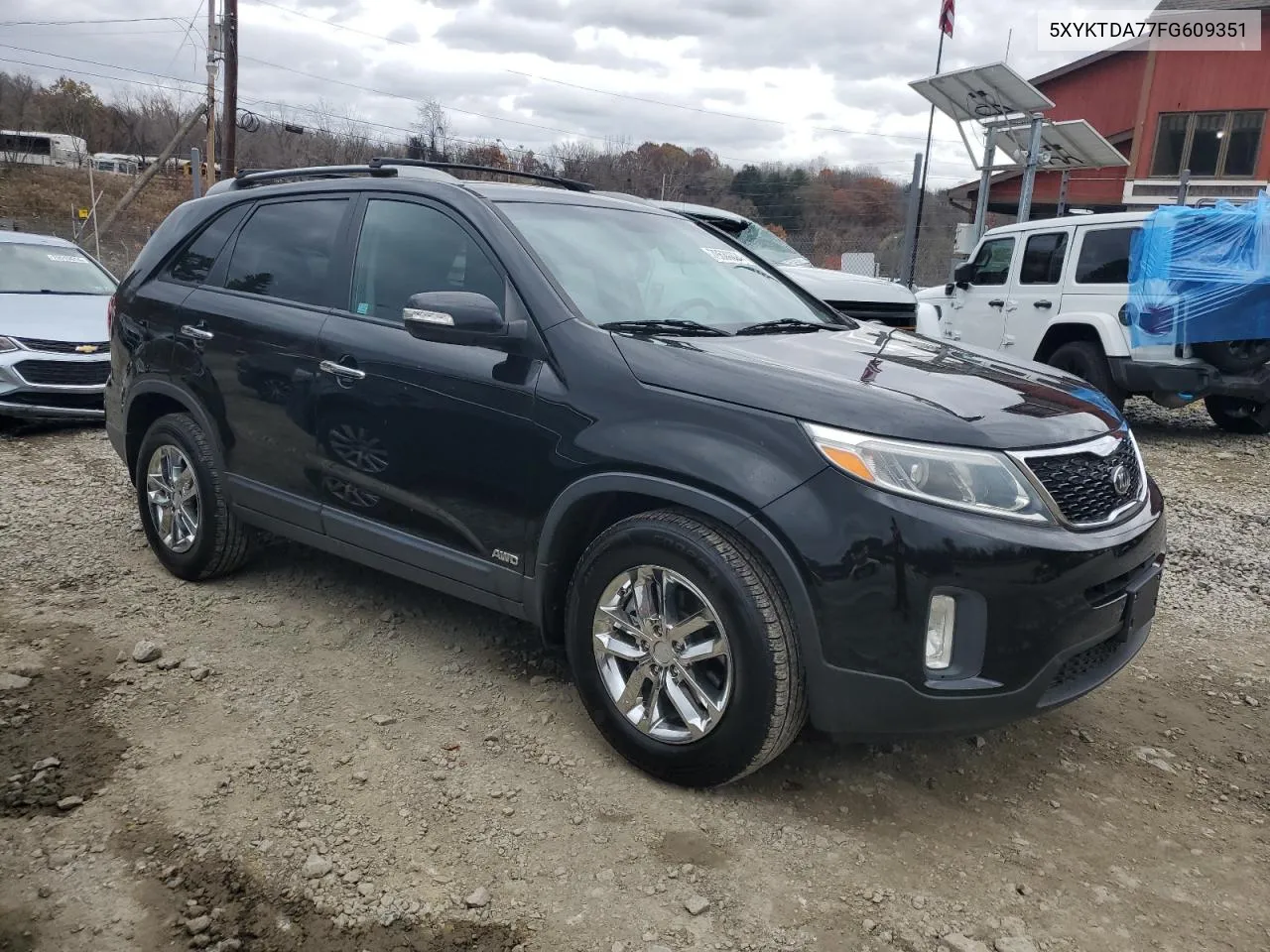 2015 Kia Sorento Lx VIN: 5XYKTDA77FG609351 Lot: 79530894