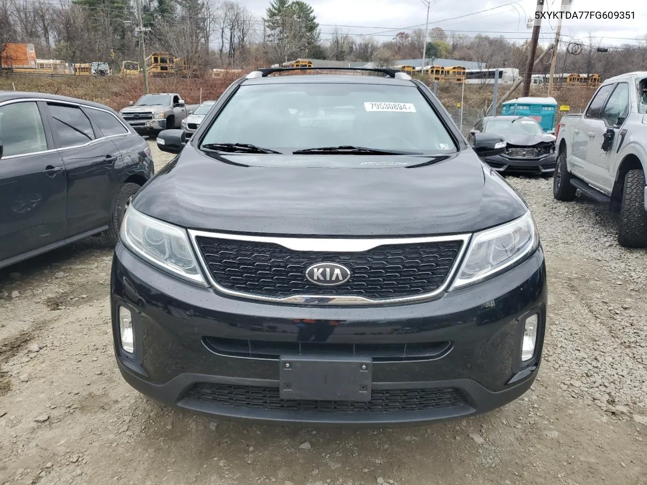 2015 Kia Sorento Lx VIN: 5XYKTDA77FG609351 Lot: 79530894