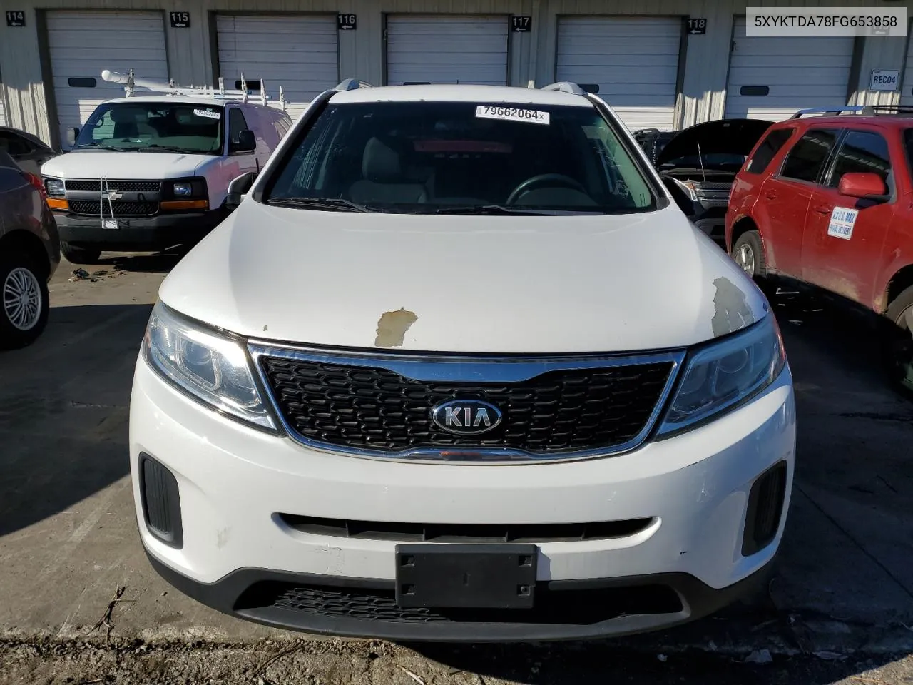 2015 Kia Sorento Lx VIN: 5XYKTDA78FG653858 Lot: 79662064