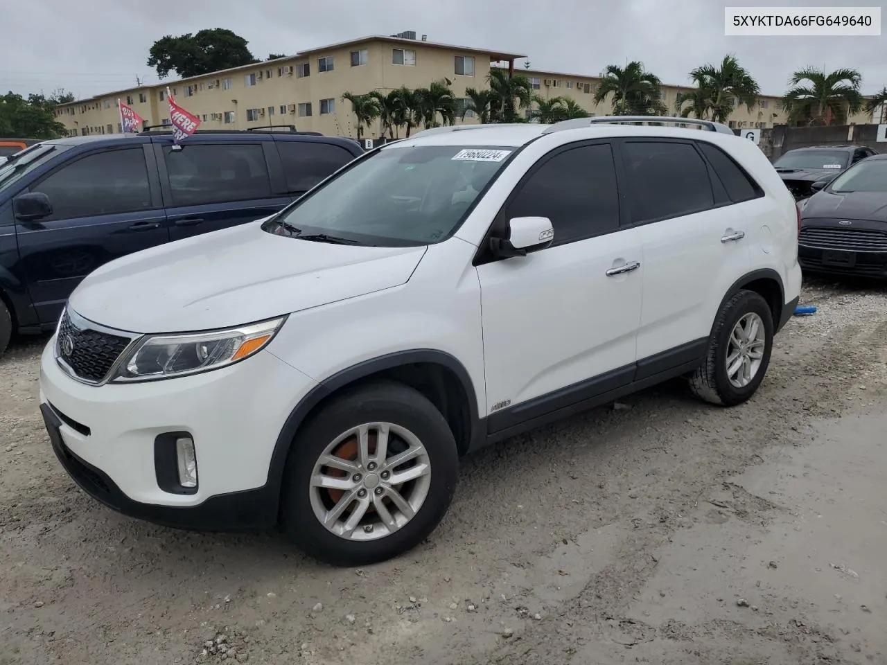 2015 Kia Sorento Lx VIN: 5XYKTDA66FG649640 Lot: 79680224