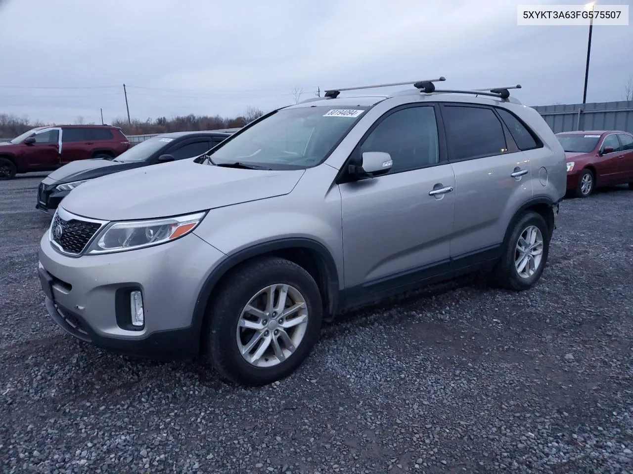 2015 Kia Sorento Lx VIN: 5XYKT3A63FG575507 Lot: 80194094