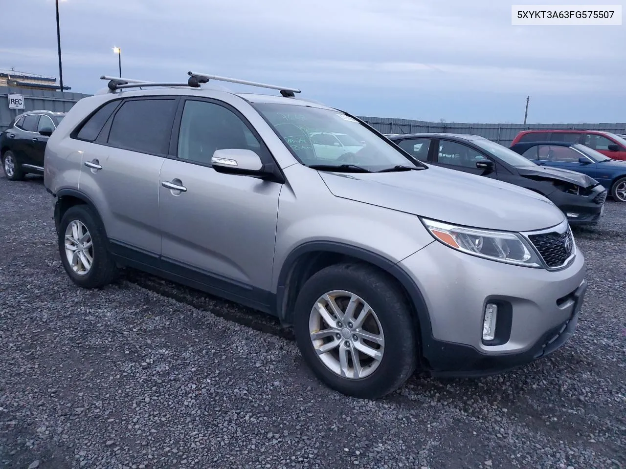 2015 Kia Sorento Lx VIN: 5XYKT3A63FG575507 Lot: 80194094