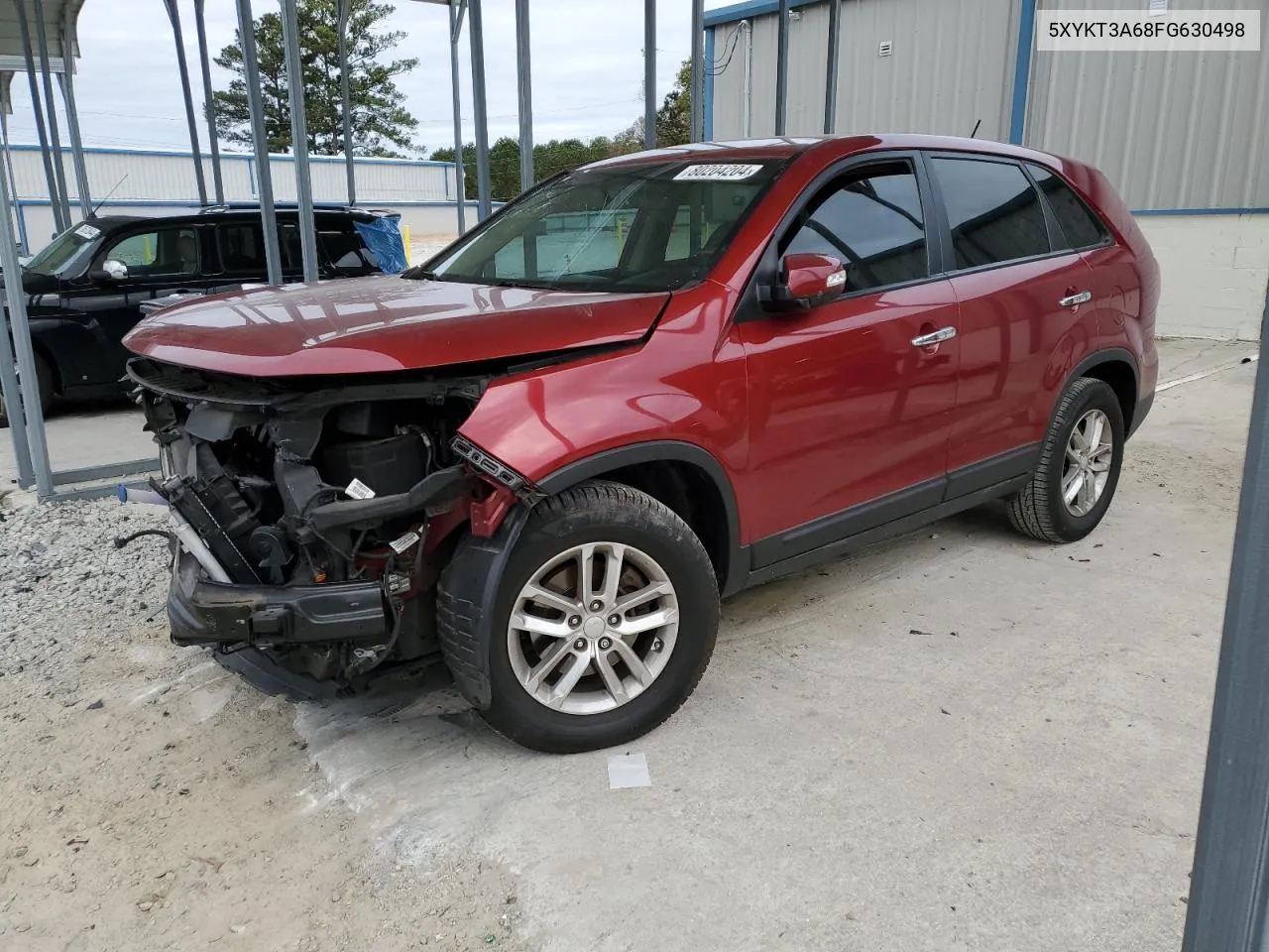 2015 Kia Sorento Lx VIN: 5XYKT3A68FG630498 Lot: 80204204