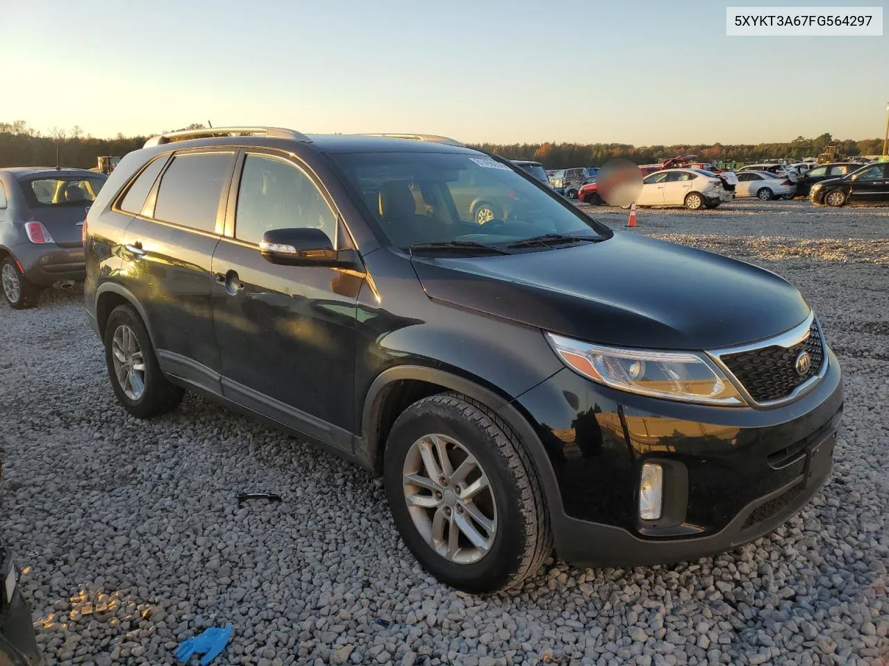 2015 Kia Sorento Lx VIN: 5XYKT3A67FG564297 Lot: 81498834