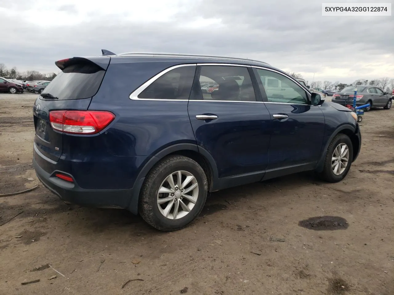 5XYPG4A32GG122874 2016 Kia Sorento Lx