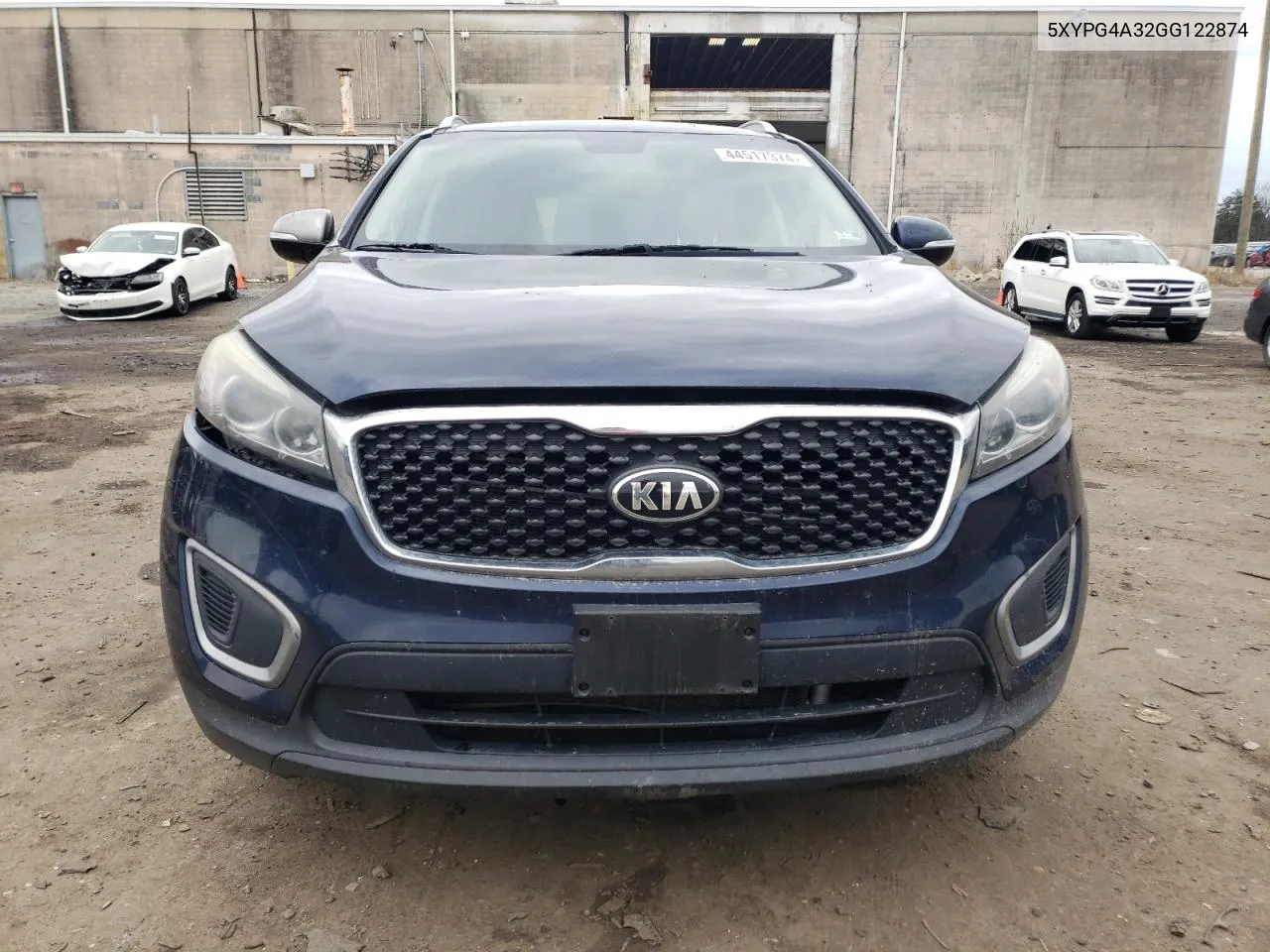 2016 Kia Sorento Lx VIN: 5XYPG4A32GG122874 Lot: 44517374