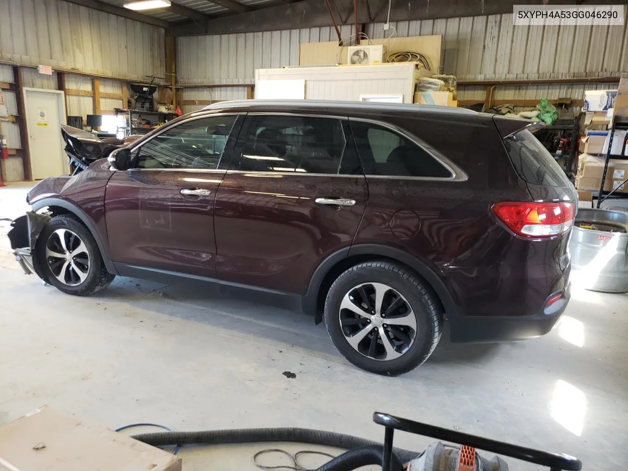 2016 Kia Sorento Ex VIN: 5XYPH4A53GG046290 Lot: 50103274