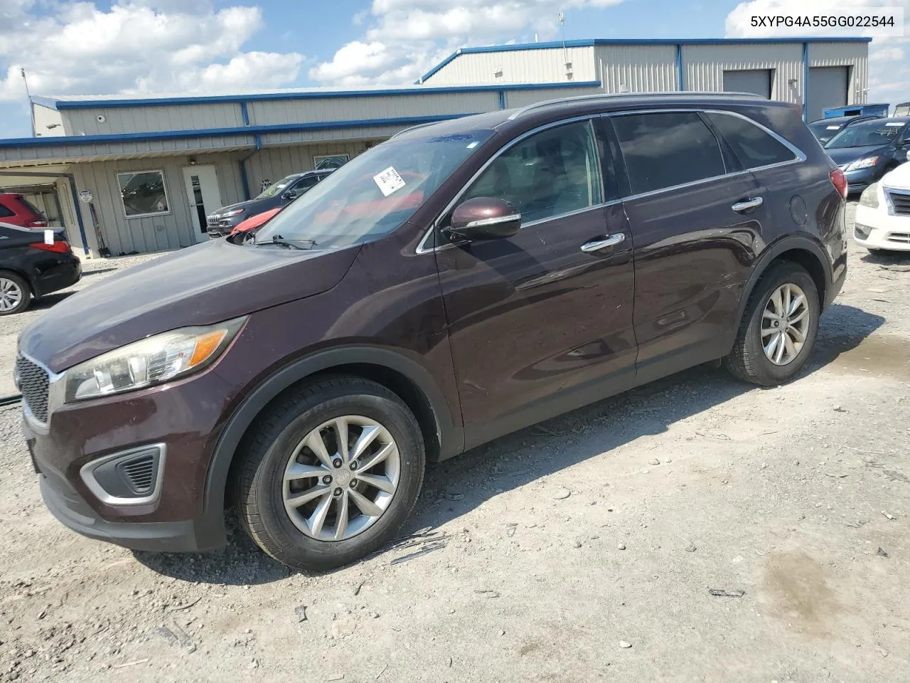 2016 Kia Sorento Lx VIN: 5XYPG4A55GG022544 Lot: 55027174