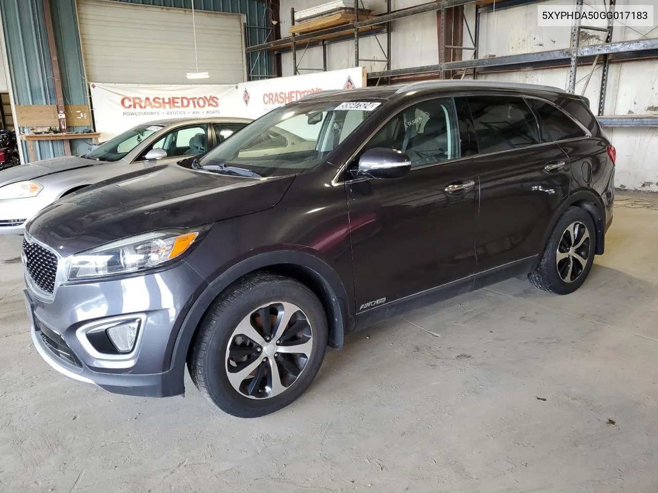 2016 Kia Sorento Ex VIN: 5XYPHDA50GG017183 Lot: 55647524