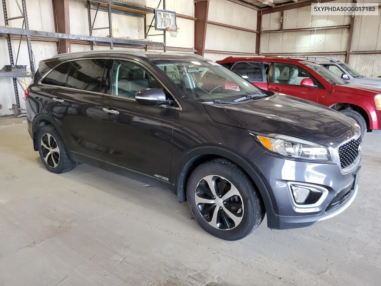 2016 Kia Sorento Ex VIN: 5XYPHDA50GG017183 Lot: 55647524