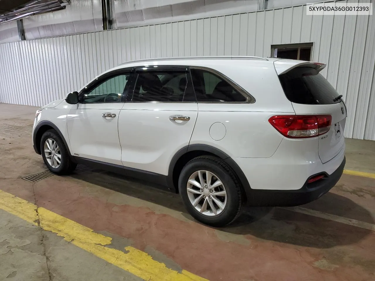 2016 Kia Sorento Lx VIN: 5XYPGDA36GG012393 Lot: 59113634