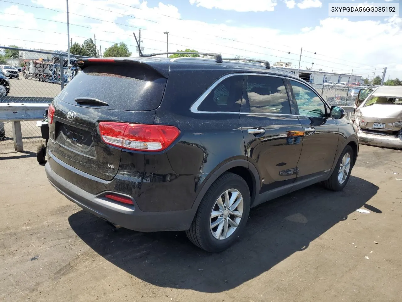 2016 Kia Sorento Lx VIN: 5XYPGDA56GG085152 Lot: 59266944