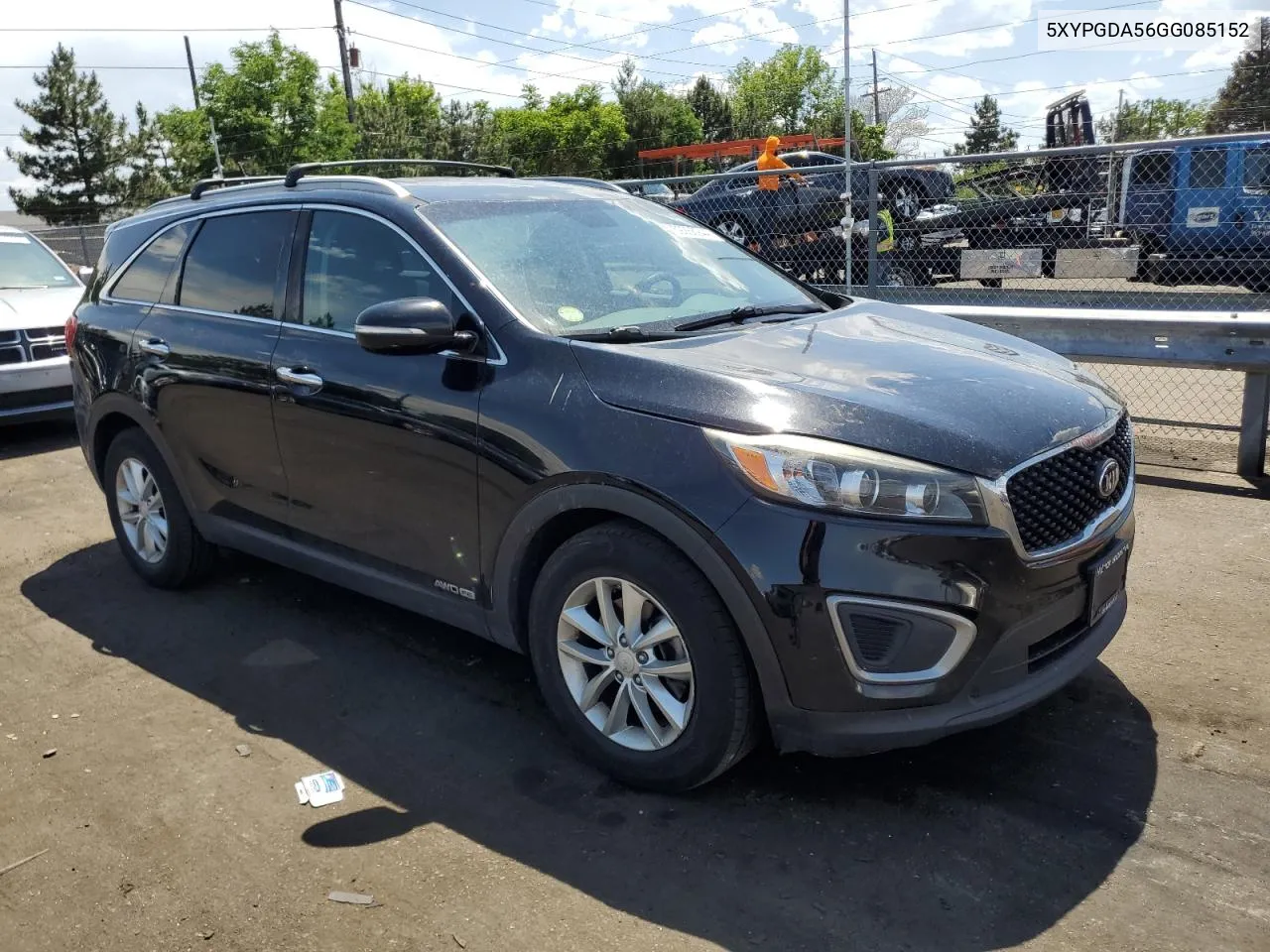 2016 Kia Sorento Lx VIN: 5XYPGDA56GG085152 Lot: 59266944