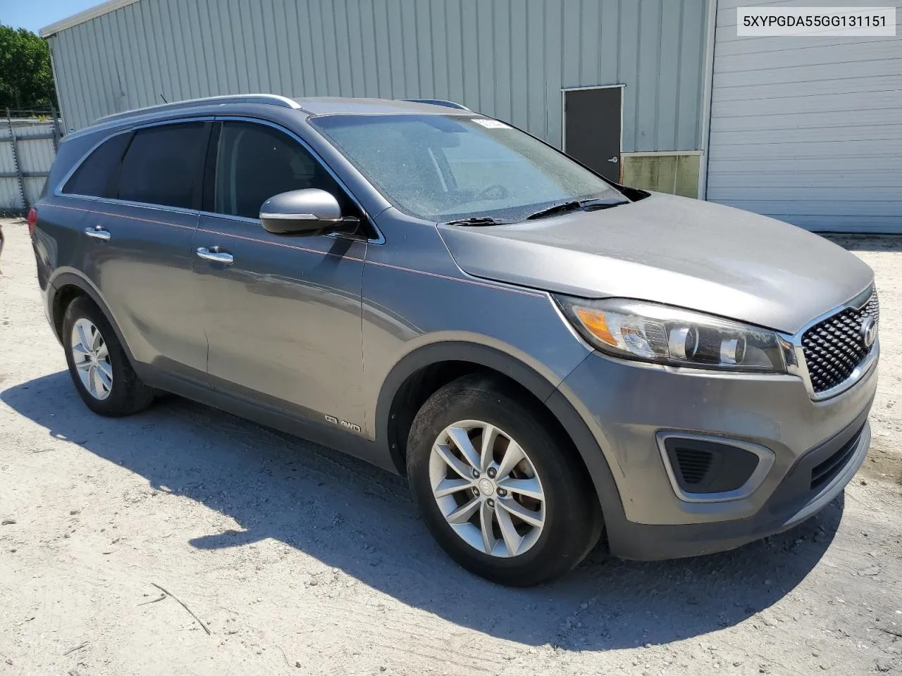 2016 Kia Sorento Lx VIN: 5XYPGDA55GG131151 Lot: 60125544