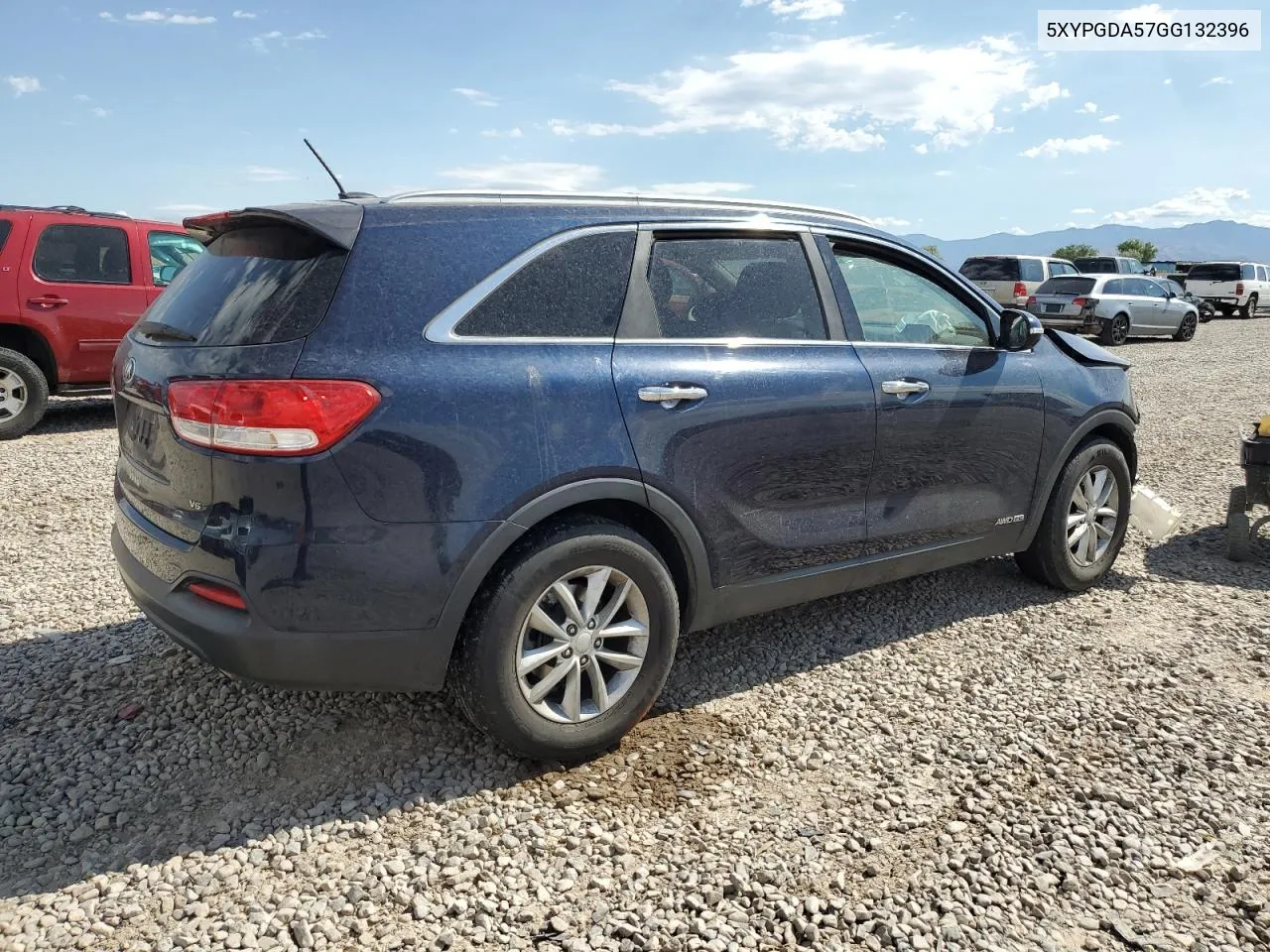 2016 Kia Sorento Lx VIN: 5XYPGDA57GG132396 Lot: 60548914