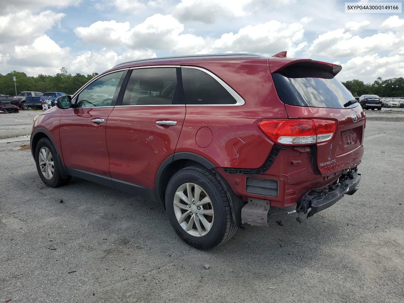 5XYPG4A30GG149166 2016 Kia Sorento Lx