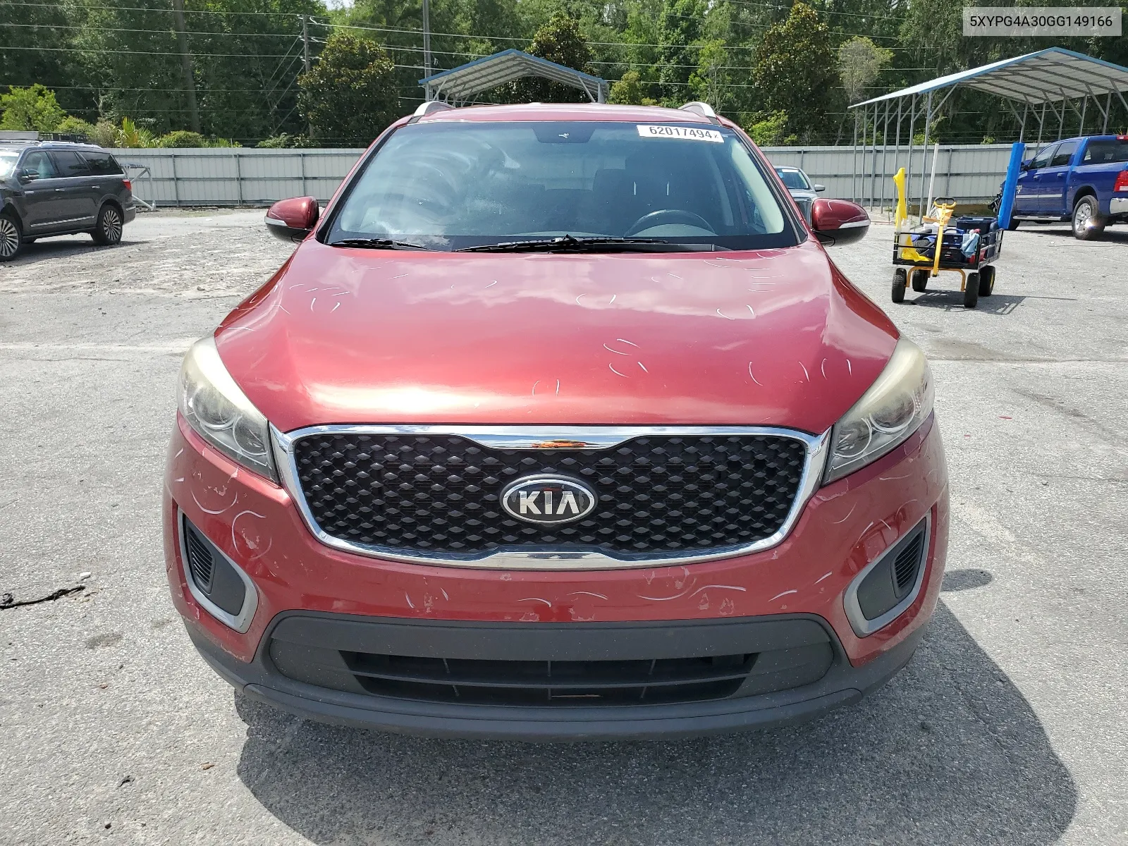 5XYPG4A30GG149166 2016 Kia Sorento Lx