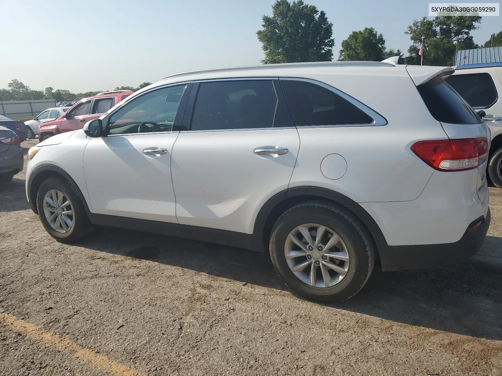 2016 Kia Sorento Lx VIN: 5XYPGDA30GG059290 Lot: 62487834