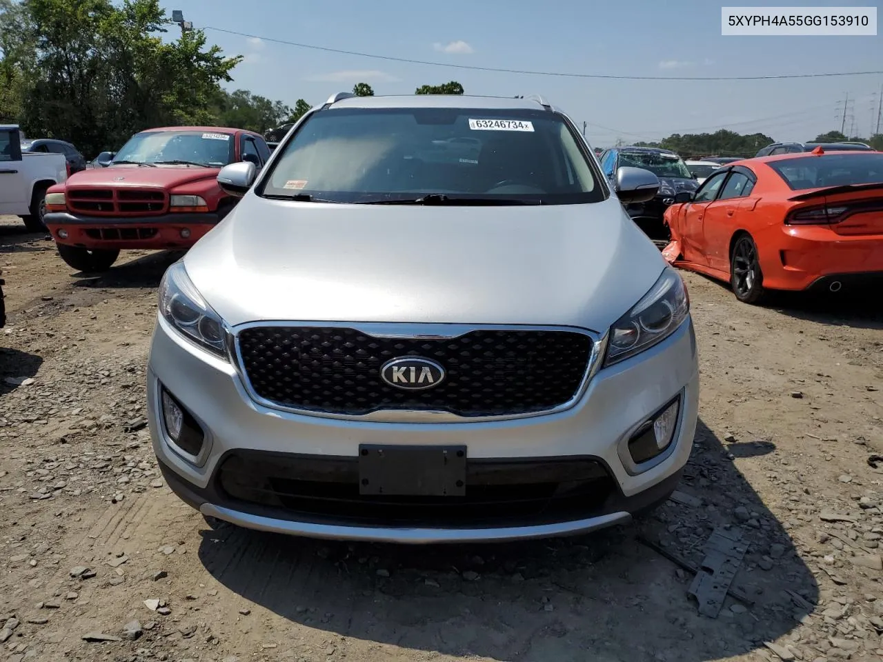 5XYPH4A55GG153910 2016 Kia Sorento Ex