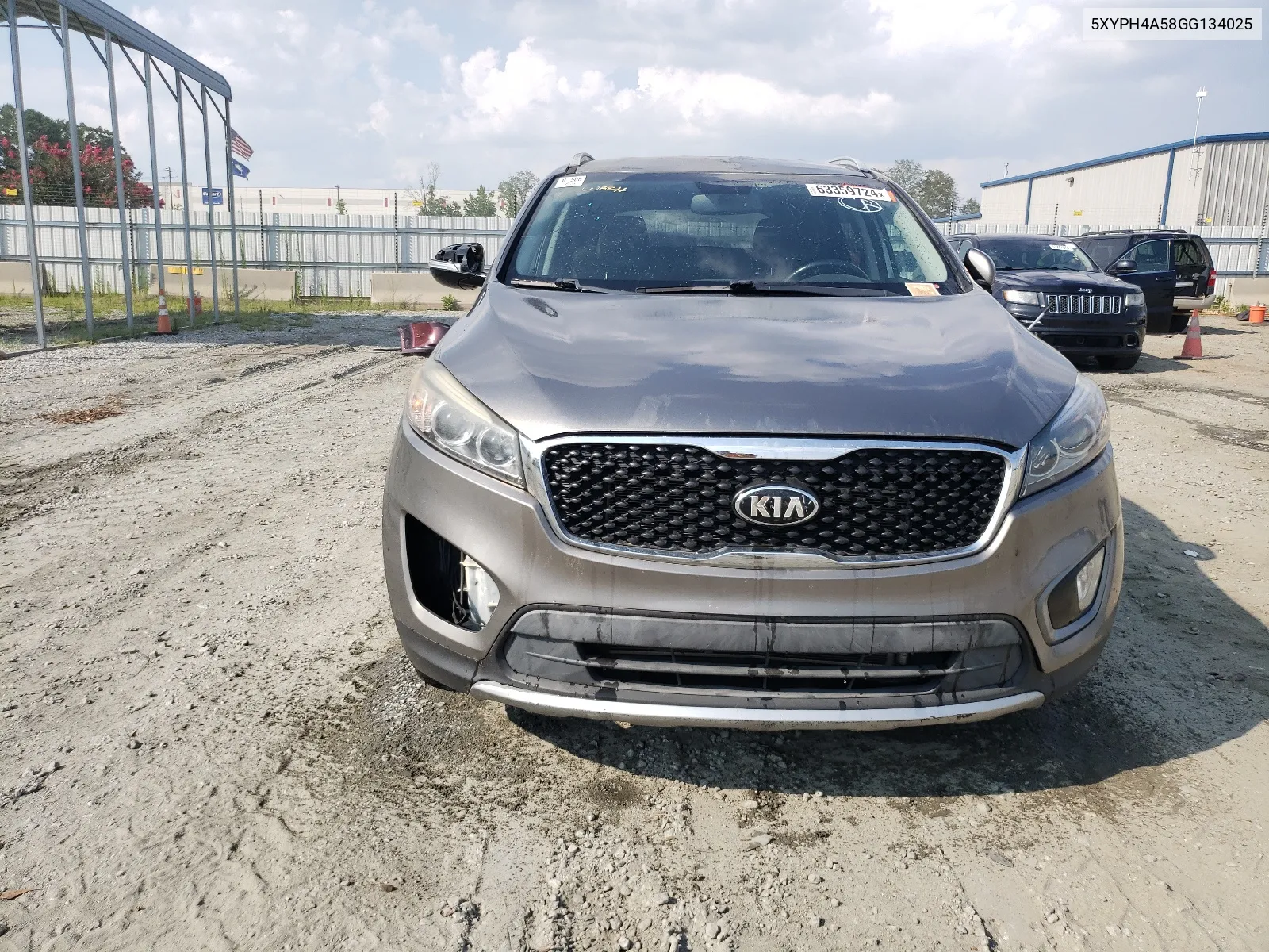 5XYPH4A58GG134025 2016 Kia Sorento Ex