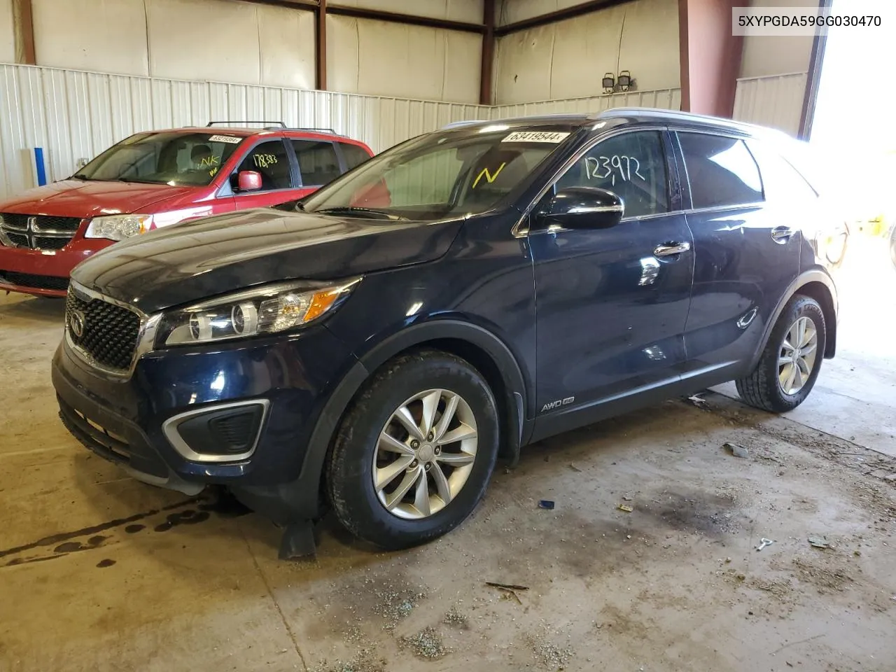 2016 Kia Sorento Lx VIN: 5XYPGDA59GG030470 Lot: 63419544